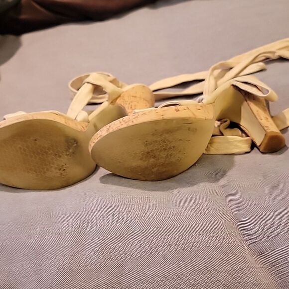 ESP faux leather wrap sandals - Picture 10 of 10